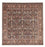 Persisk tæppe - Bijar firkantet  - 210 x 210 cm - rust