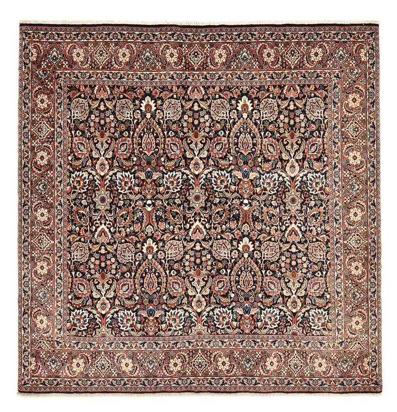 Persisk tæppe - Bijar firkantet  - 210 x 210 cm - rust