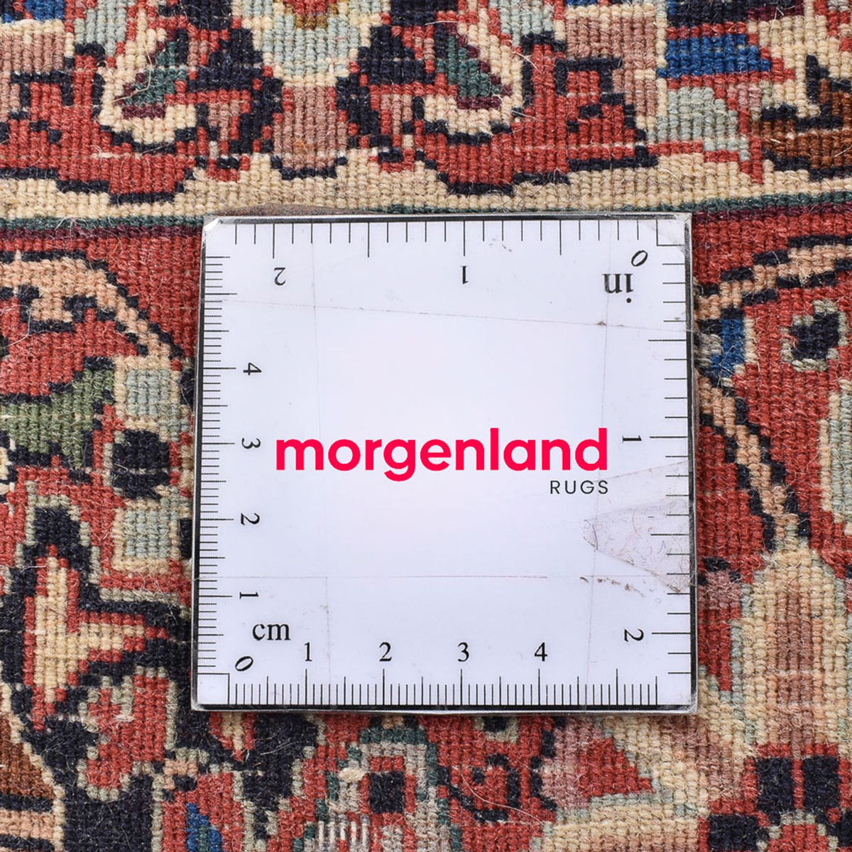 Persisk tæppe - Bijar firkantet  - 210 x 210 cm - rust