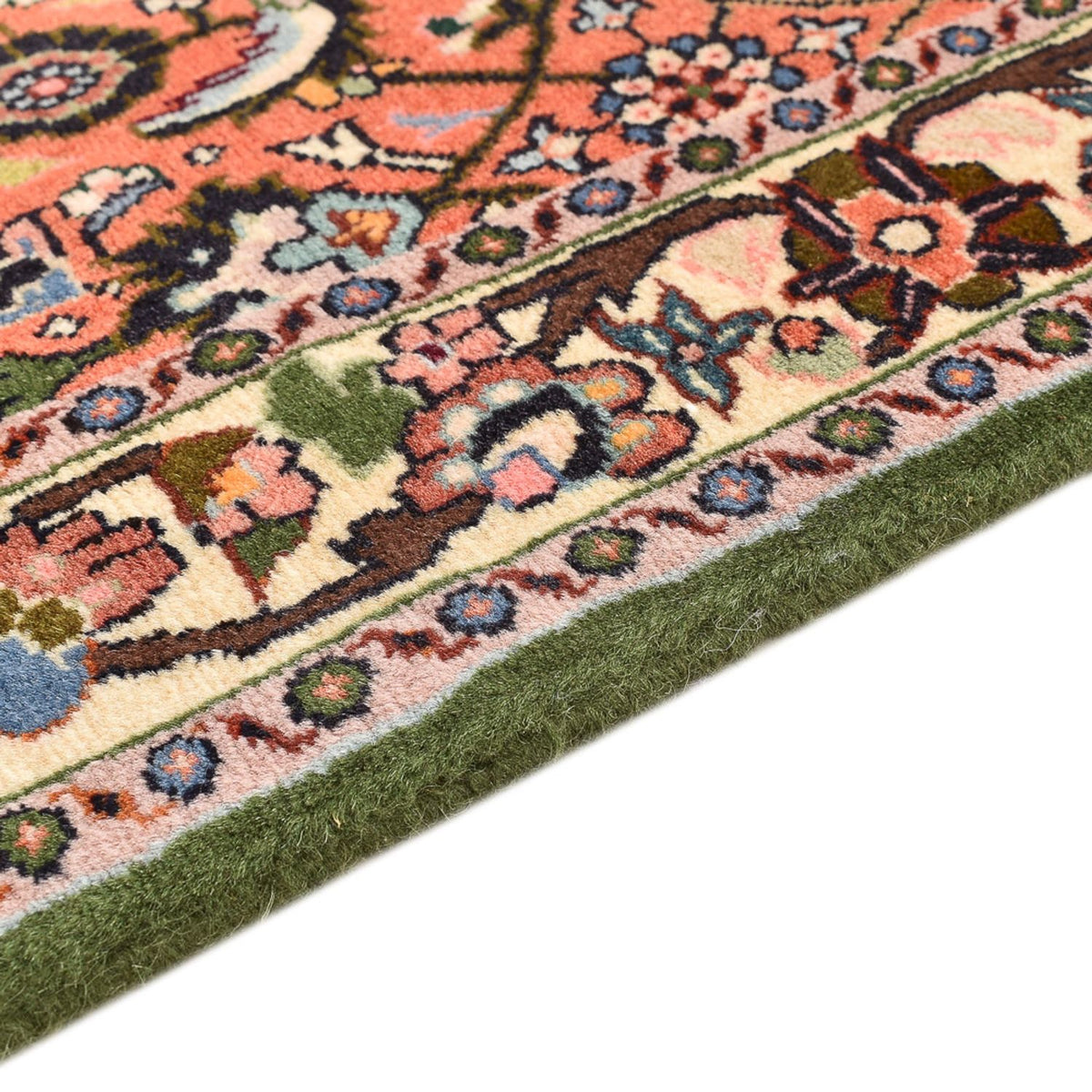 Løber Persisk tæppe - Bijar - 156 x 58 cm - lysrød