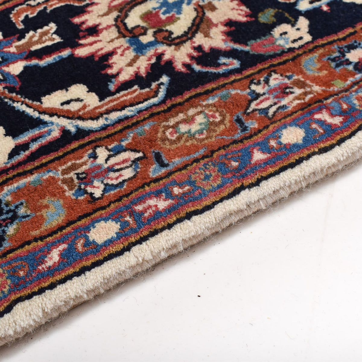 Persisk tæppe - Bijar - 295 x 195 cm - lys beige