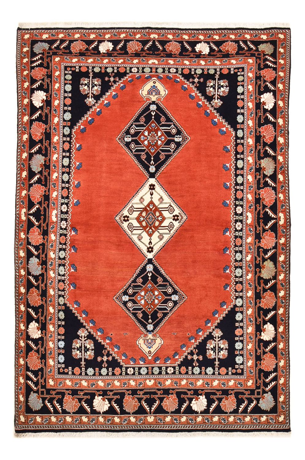 Gabbeh-tæppe - Kashkuli Persisk - 262 x 172 cm - lysrød