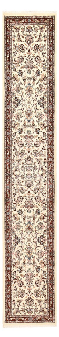 Løber Persisk tæppe - Classic - 403 x 75 cm - lys beige