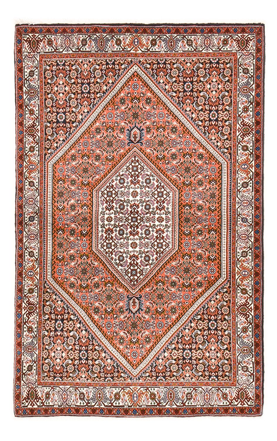 Persisk tæppe - Bijar - 180 x 116 cm - rust