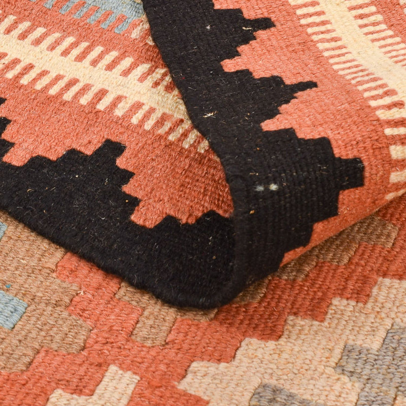 Kelim-tæppe - orientalsk - 145 x 98 cm - flerfarvet