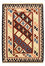 Kelim-tæppe - orientalsk - 147 x 102 cm - flerfarvet