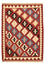 Kelim-tæppe - orientalsk - 145 x 102 cm - flerfarvet
