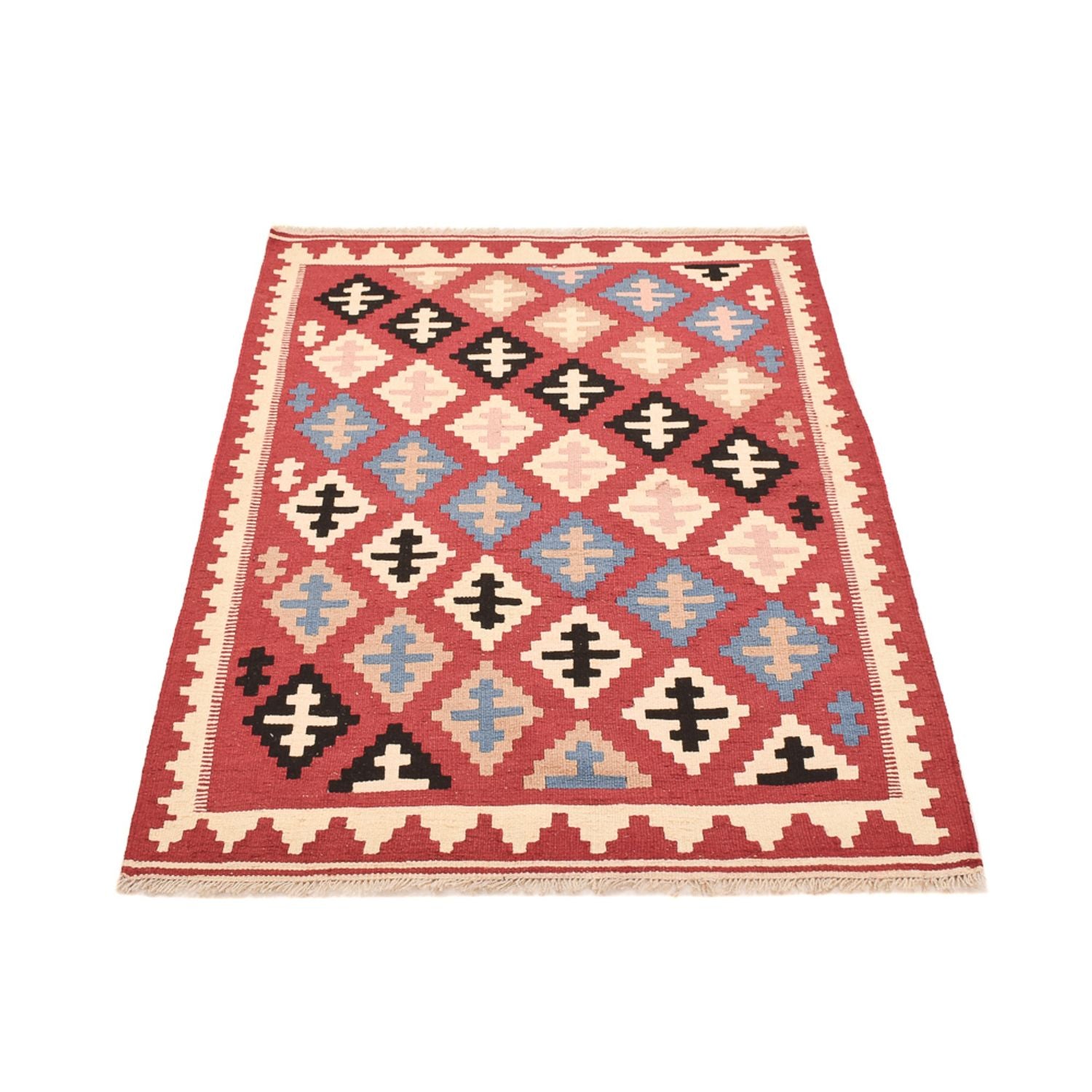 Kelim-tæppe - orientalsk - 145 x 102 cm - flerfarvet