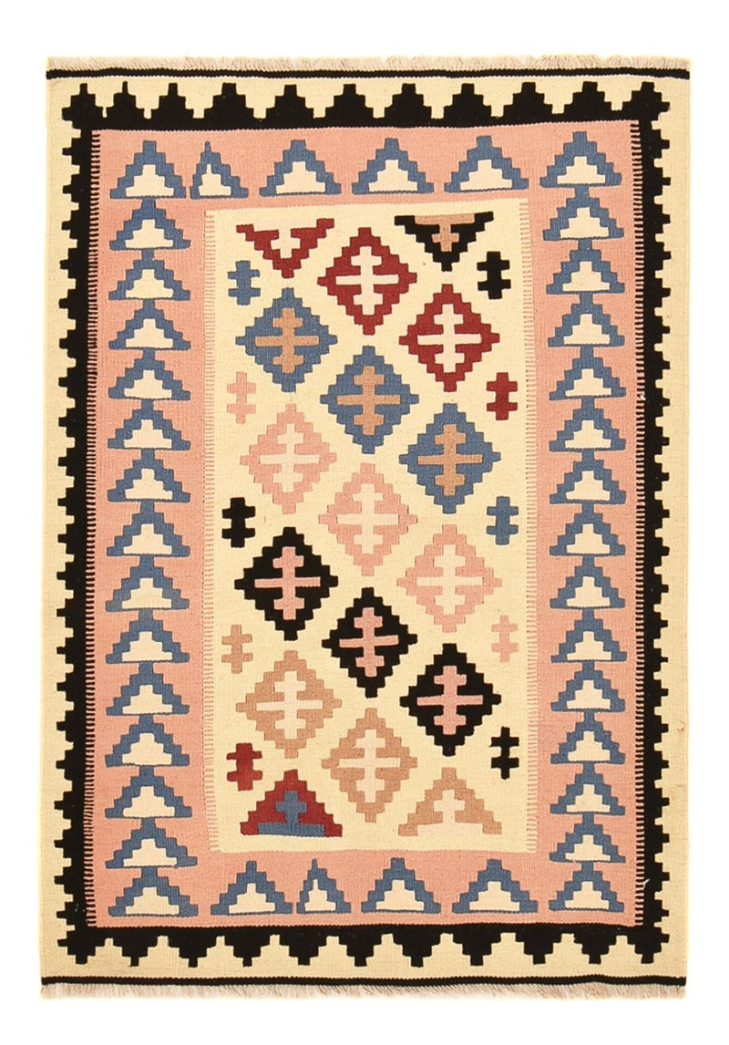 Kelim-tæppe - orientalsk - 145 x 100 cm - flerfarvet