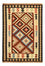 Kelim-tæppe - orientalsk - 150 x 103 cm - flerfarvet