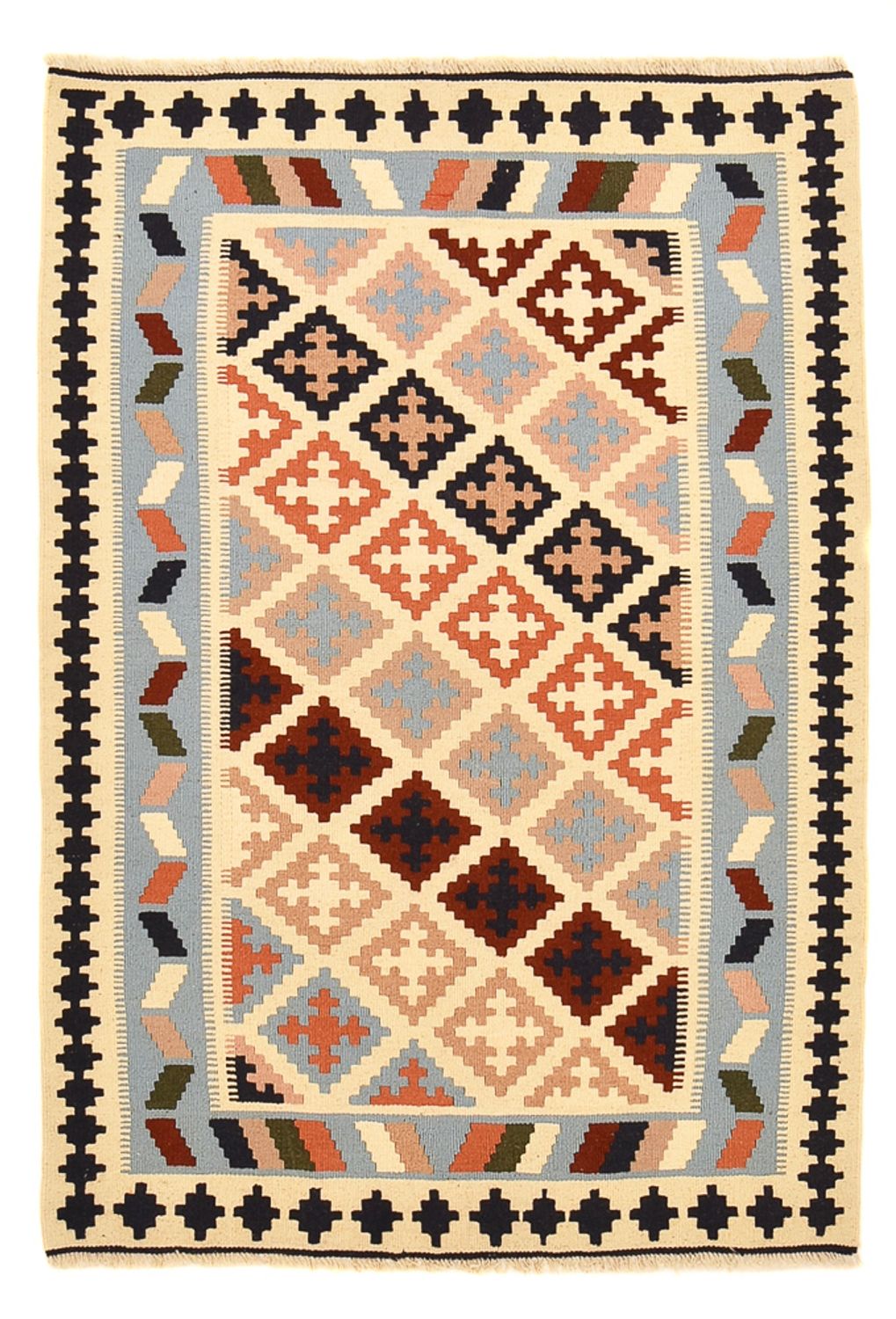 Kelim-tæppe - orientalsk - 147 x 103 cm - flerfarvet