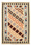 Kelim-tæppe - orientalsk - 147 x 103 cm - flerfarvet