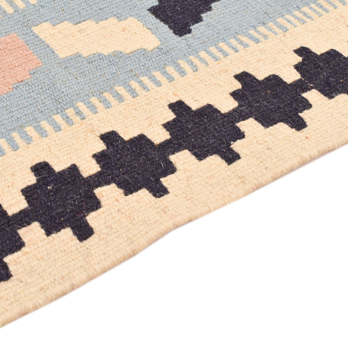 Kelim-tæppe - orientalsk - 147 x 103 cm - flerfarvet