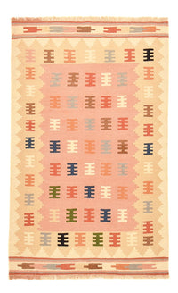 Kelim-tæppe - orientalsk - 150 x 94 cm - flerfarvet