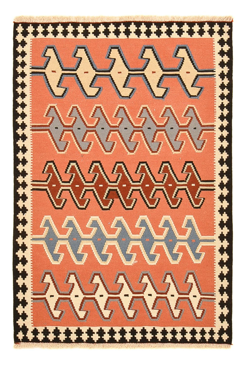 Kelim-tæppe - orientalsk - 152 x 104 cm - flerfarvet