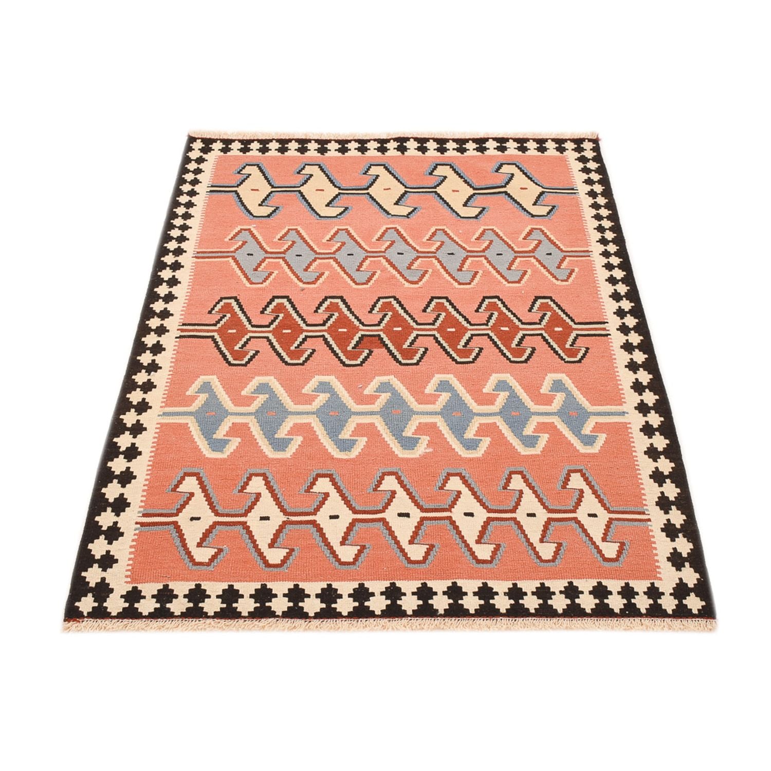 Kelim-tæppe - orientalsk - 152 x 104 cm - flerfarvet