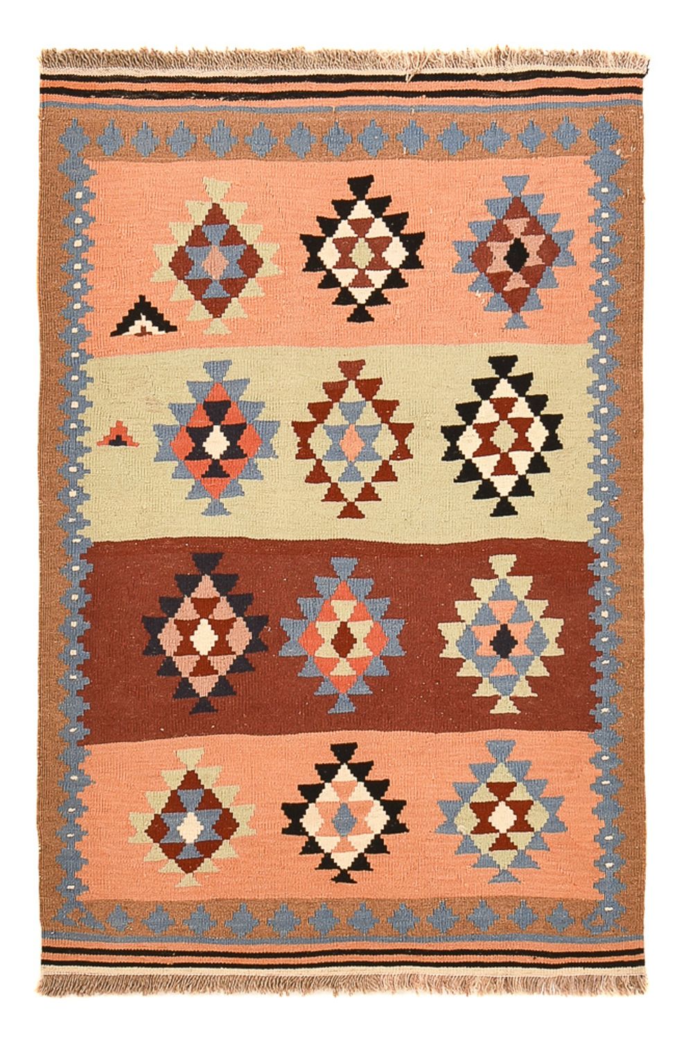 Kelim-tæppe - orientalsk - 150 x 100 cm - flerfarvet