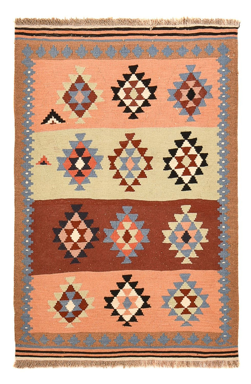 Kelim-tæppe - orientalsk - 150 x 100 cm - flerfarvet