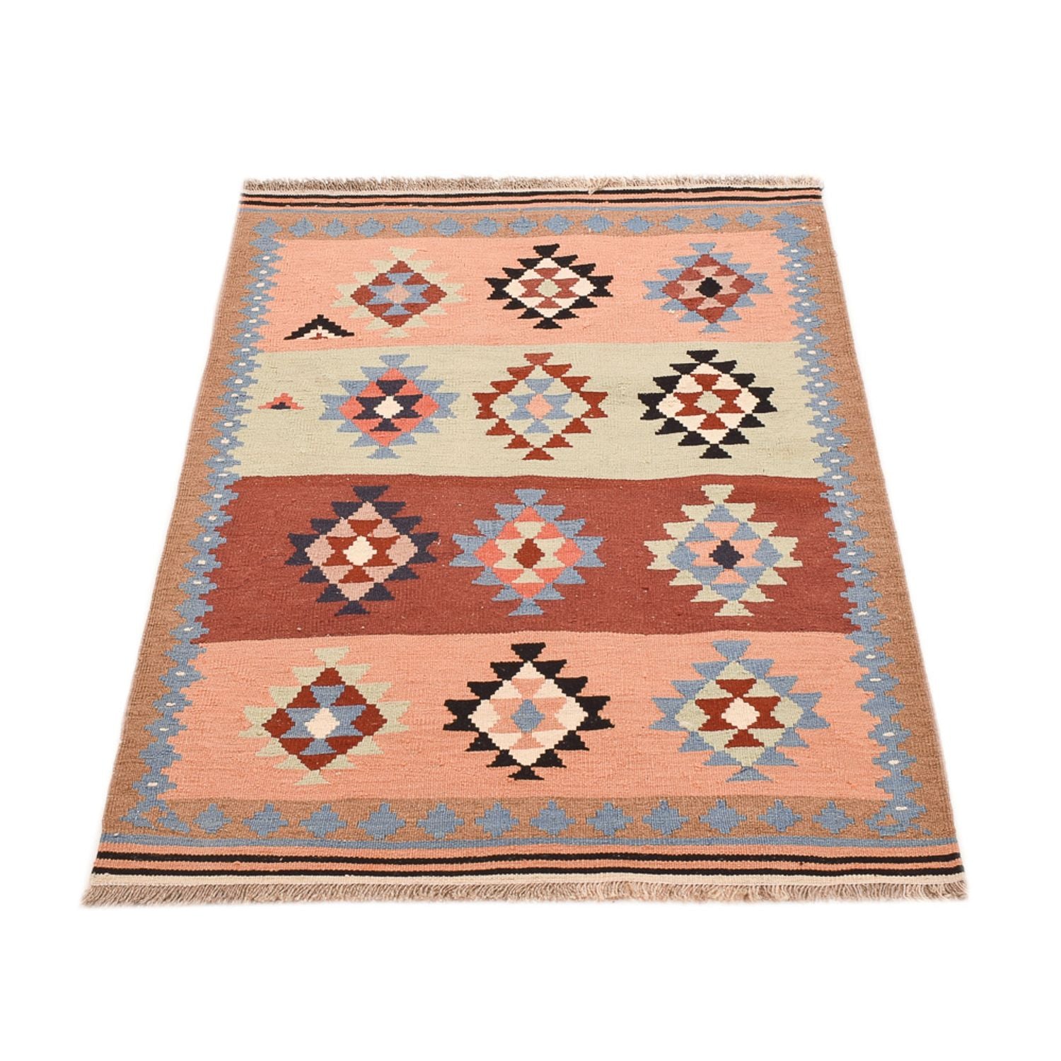 Kelim-tæppe - orientalsk - 150 x 100 cm - flerfarvet