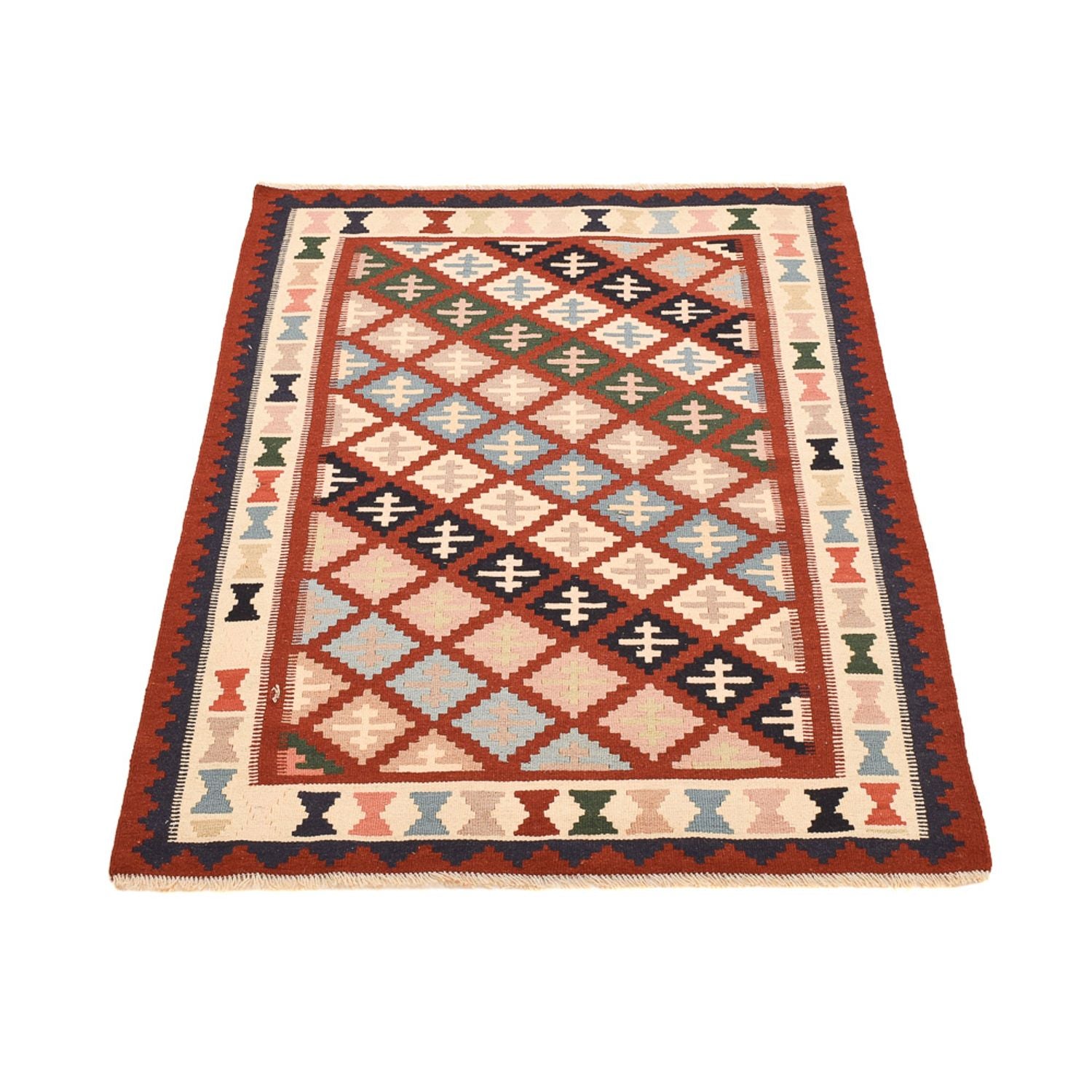 Kelim-tæppe - orientalsk - 150 x 100 cm - flerfarvet