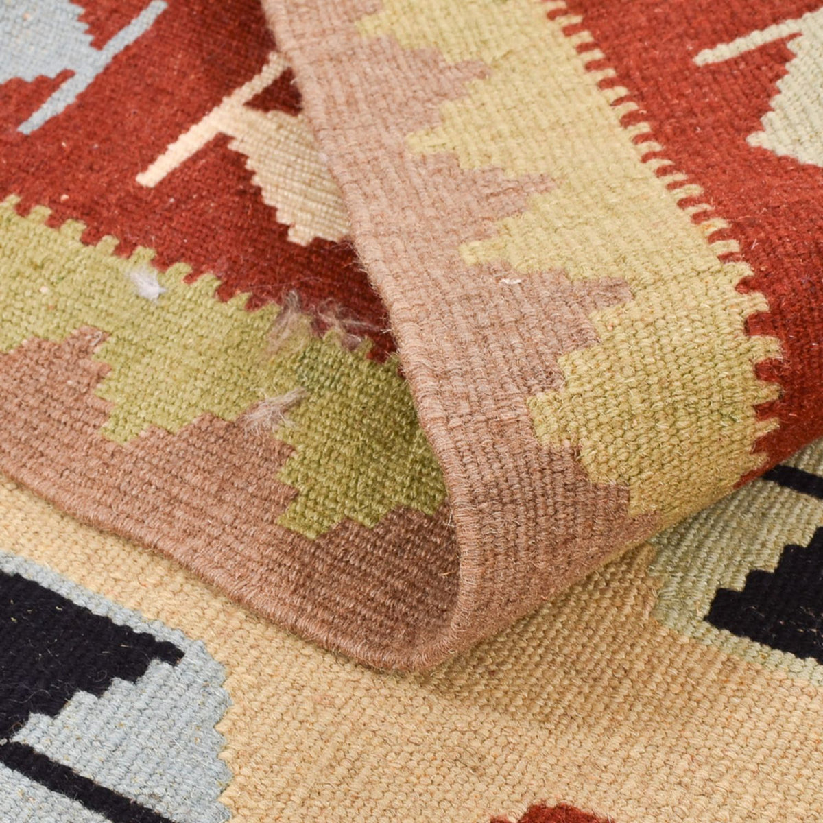 Kelim-tæppe - orientalsk - 152 x 107 cm - flerfarvet