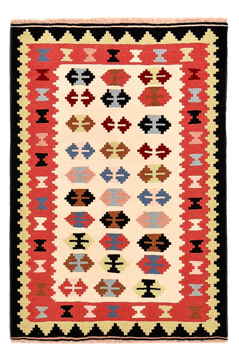 Kelim-tæppe - orientalsk - 150 x 105 cm - flerfarvet