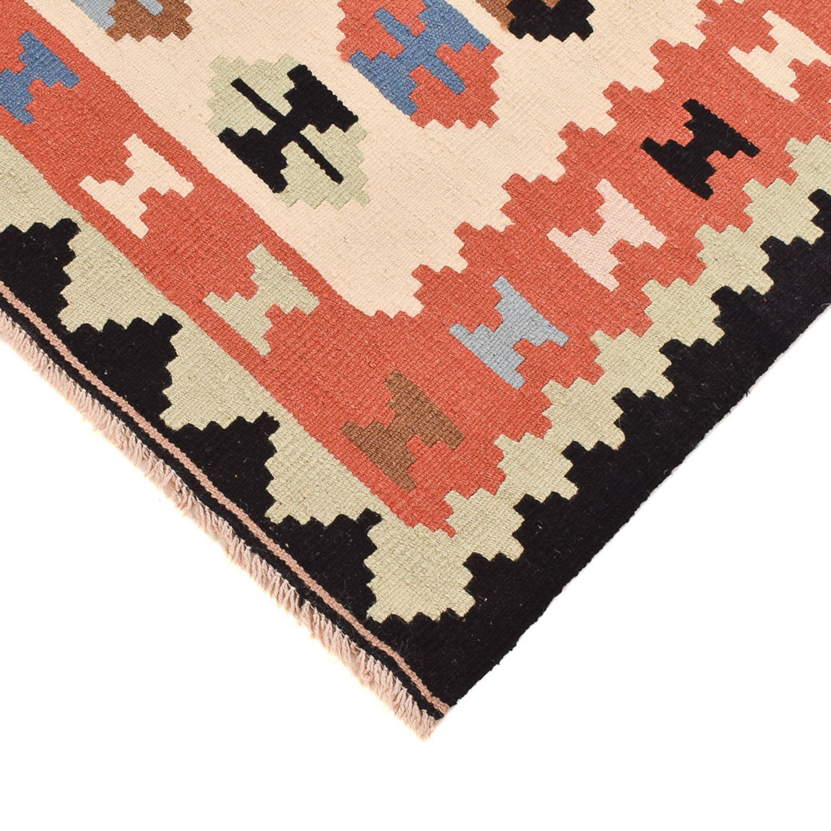 Kelim-tæppe - orientalsk - 150 x 105 cm - flerfarvet