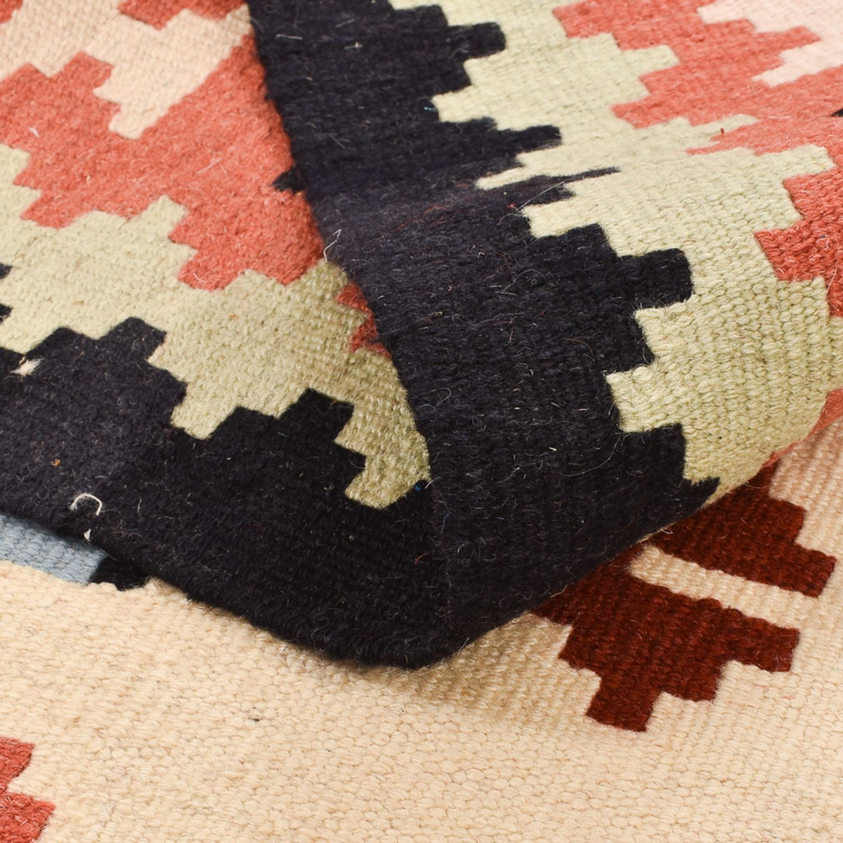 Kelim-tæppe - orientalsk - 150 x 105 cm - flerfarvet