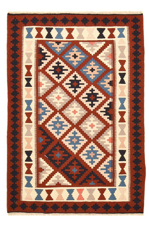 Kelim-tæppe - orientalsk - 150 x 103 cm - flerfarvet