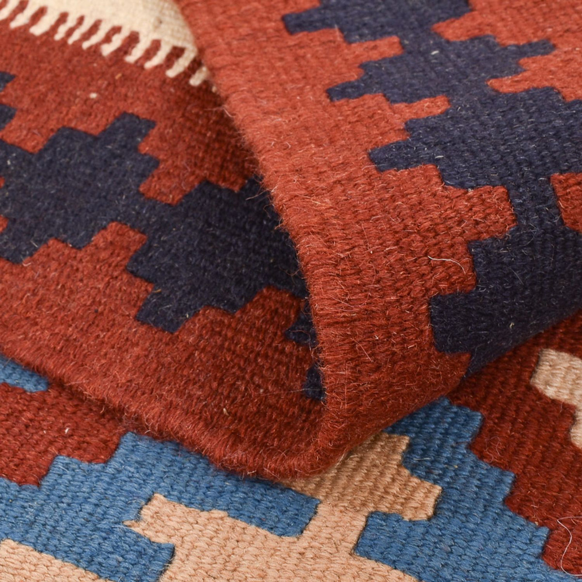 Kelim-tæppe - orientalsk - 150 x 103 cm - flerfarvet