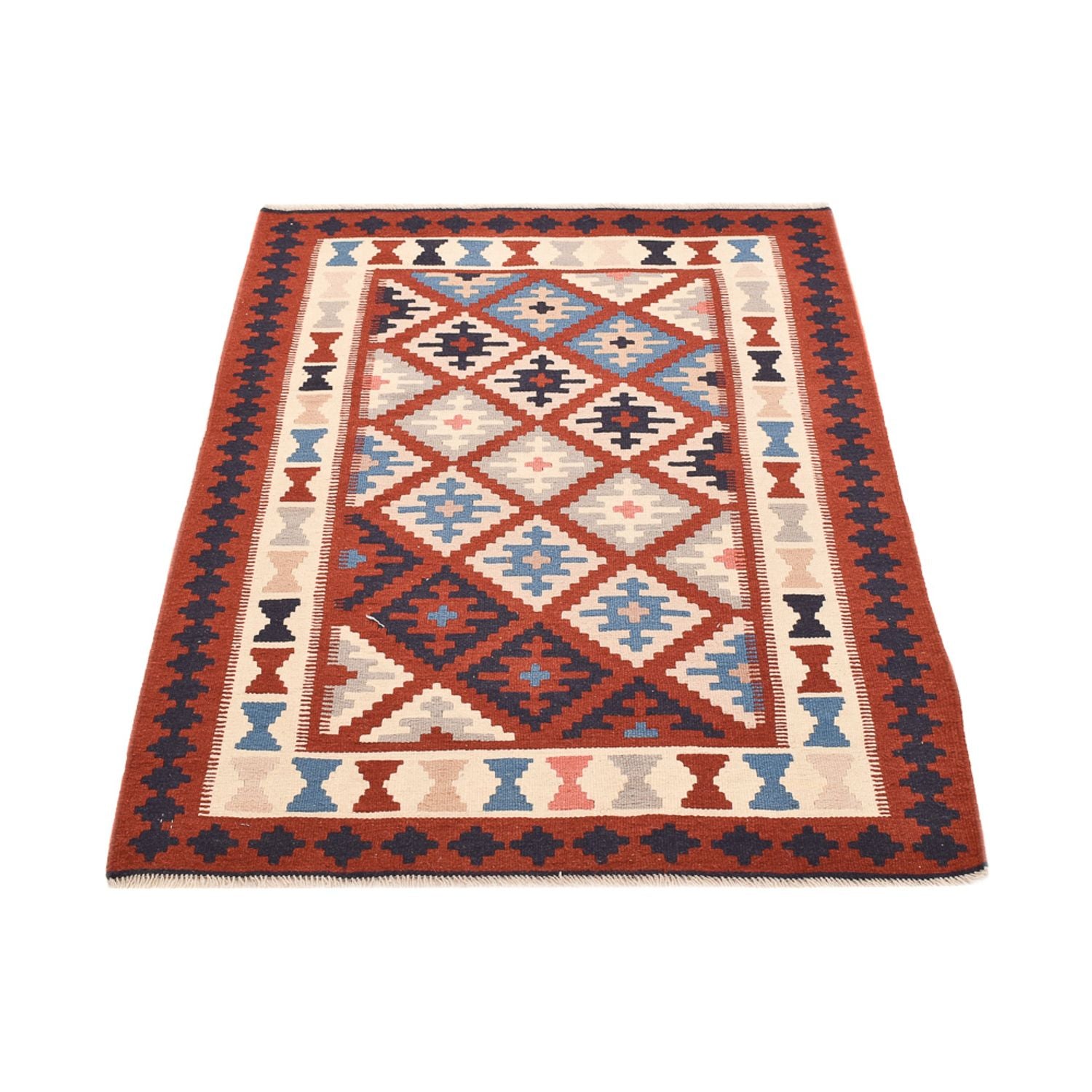 Kelim-tæppe - orientalsk - 150 x 103 cm - flerfarvet