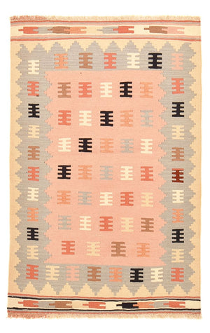 Kelim-tæppe - orientalsk - 154 x 100 cm - flerfarvet