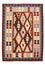 Kelim-tæppe - orientalsk - 142 x 100 cm - flerfarvet