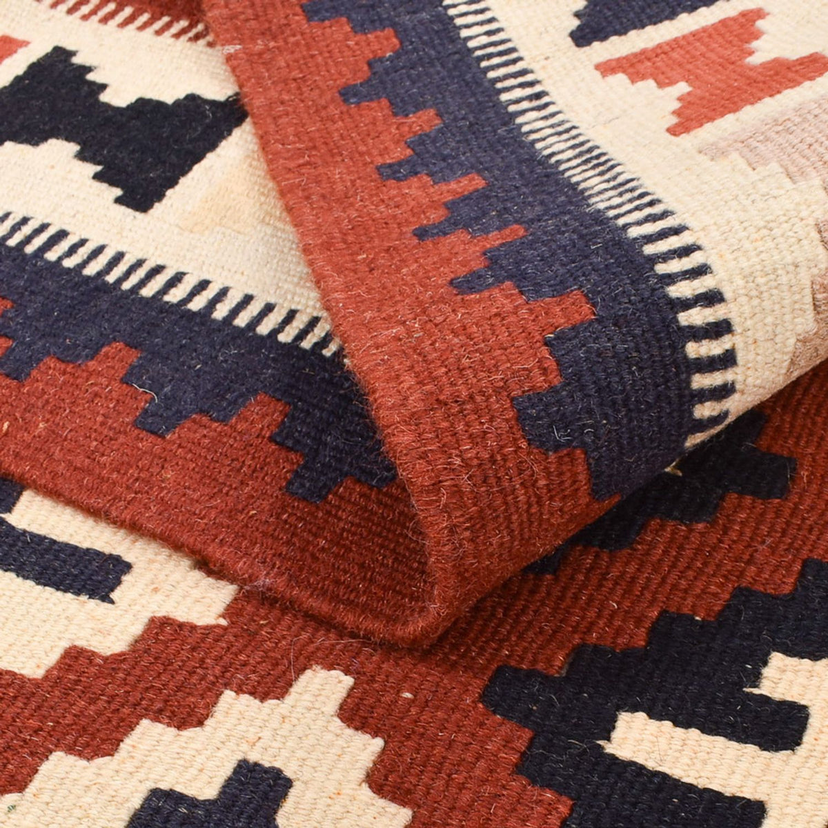 Kelim-tæppe - orientalsk - 155 x 100 cm - flerfarvet