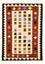 Kelim-tæppe - orientalsk - 146 x 103 cm - flerfarvet
