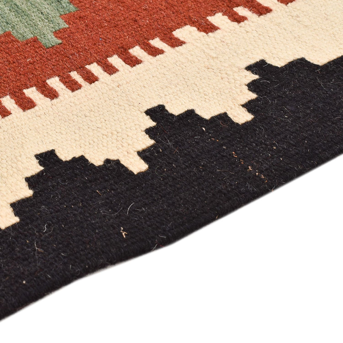 Kelim-tæppe - orientalsk - 146 x 103 cm - flerfarvet