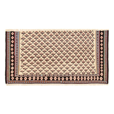 Kelim-tæppe - orientalsk - 125 x 70 cm - flerfarvet