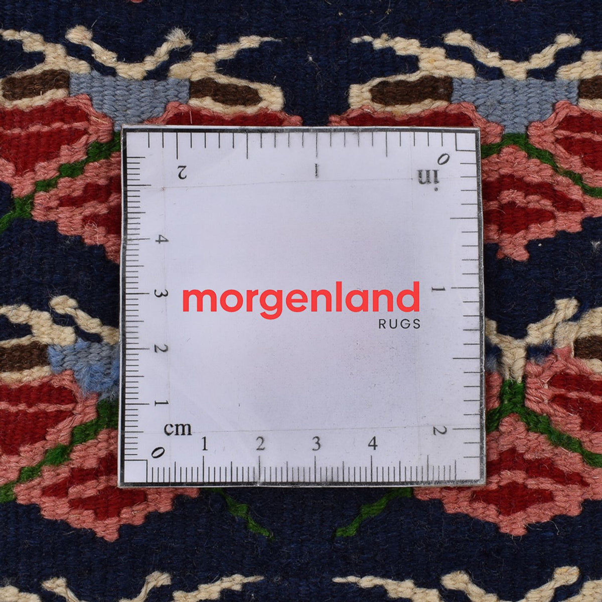 Kelim-tæppe - orientalsk firkantet  - 66 x 66 cm - flerfarvet