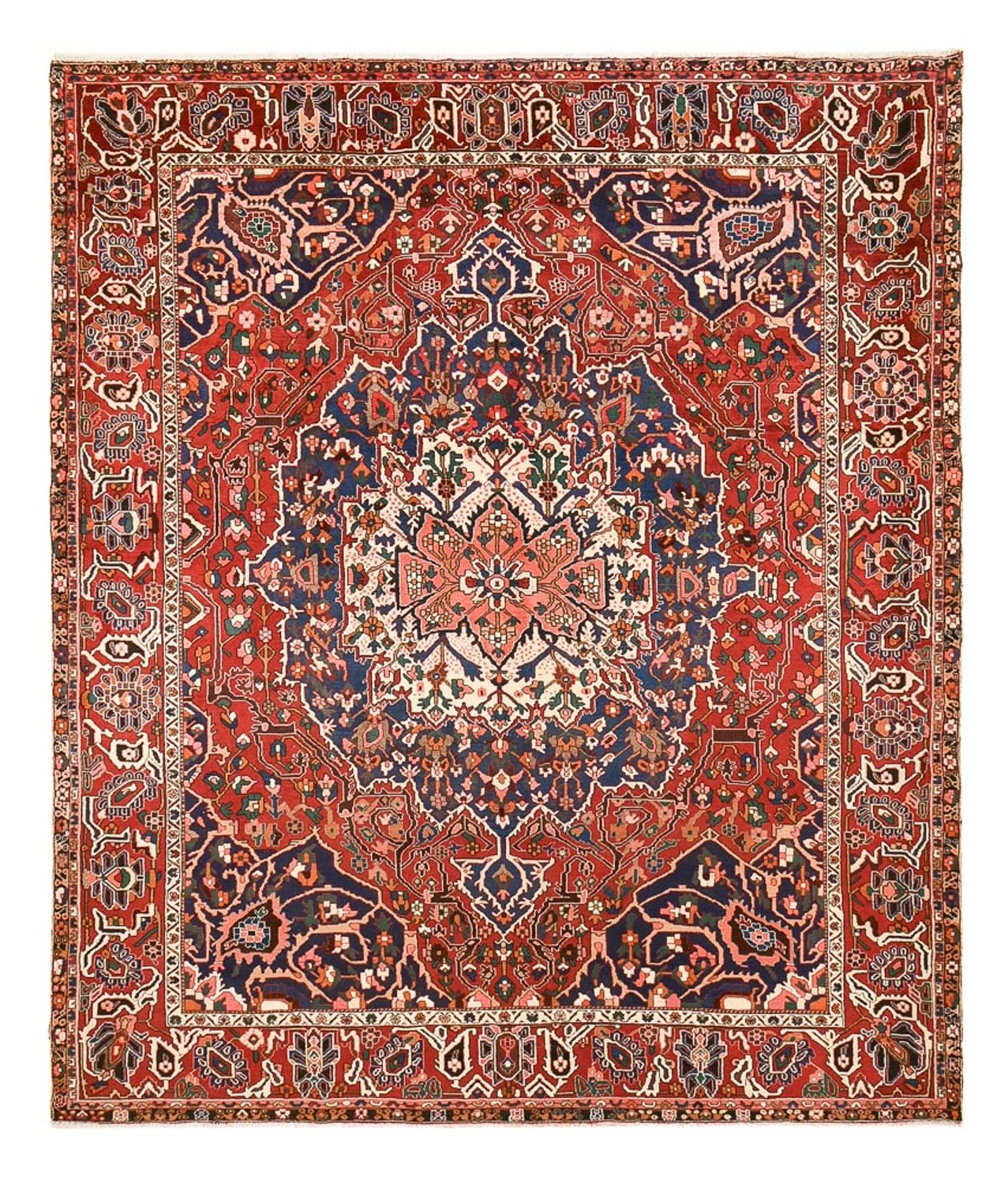 Persisk tæppe - Nomadisk - 380 x 320 cm - rød