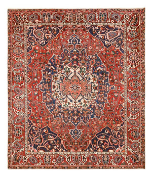 Persisk tæppe - Nomadisk - 380 x 320 cm - rød