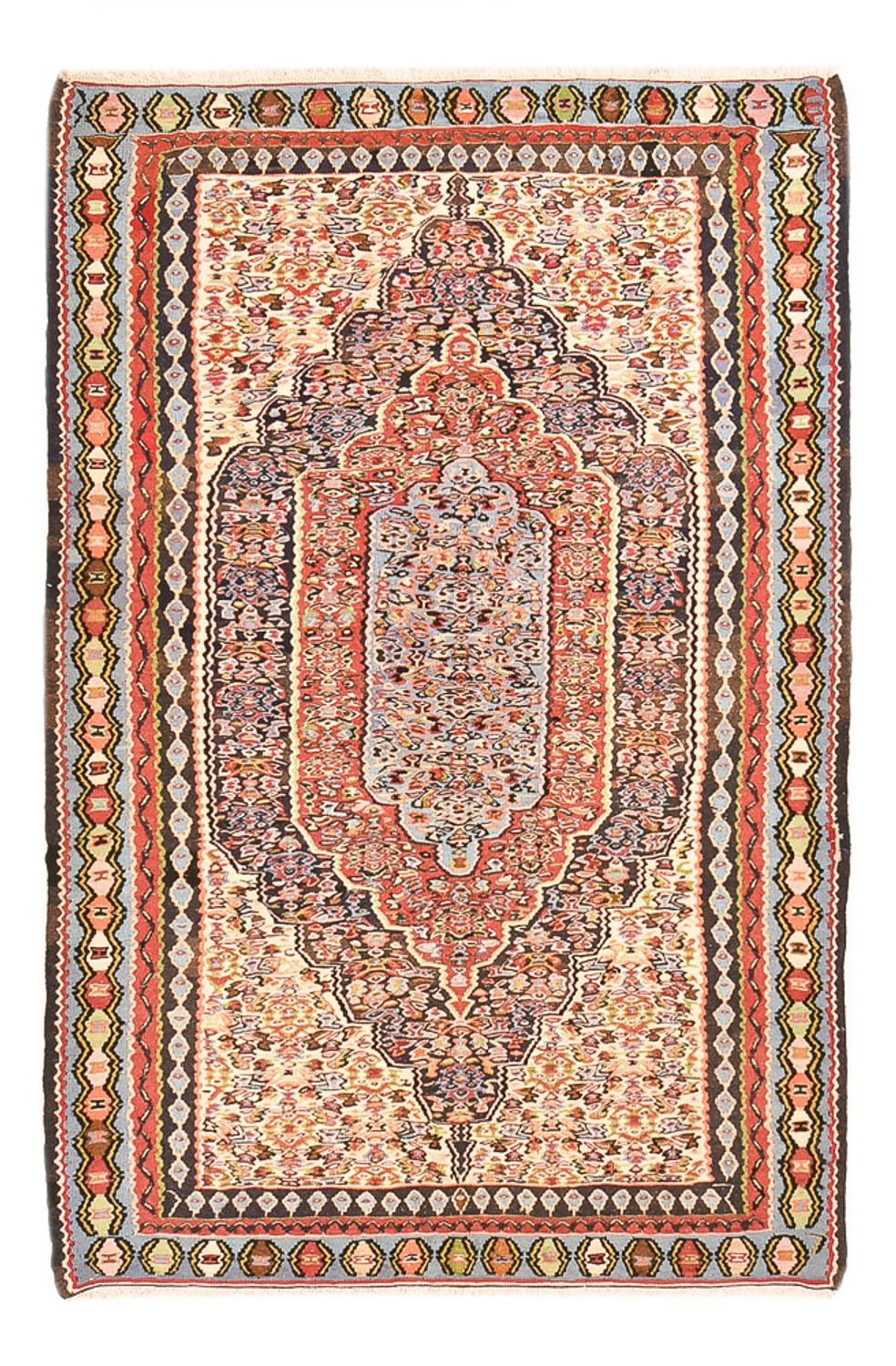 Kelim-tæppe - orientalsk - 180 x 120 cm - lys beige