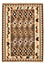 Kelim-tæppe - orientalsk - 145 x 104 cm - flerfarvet