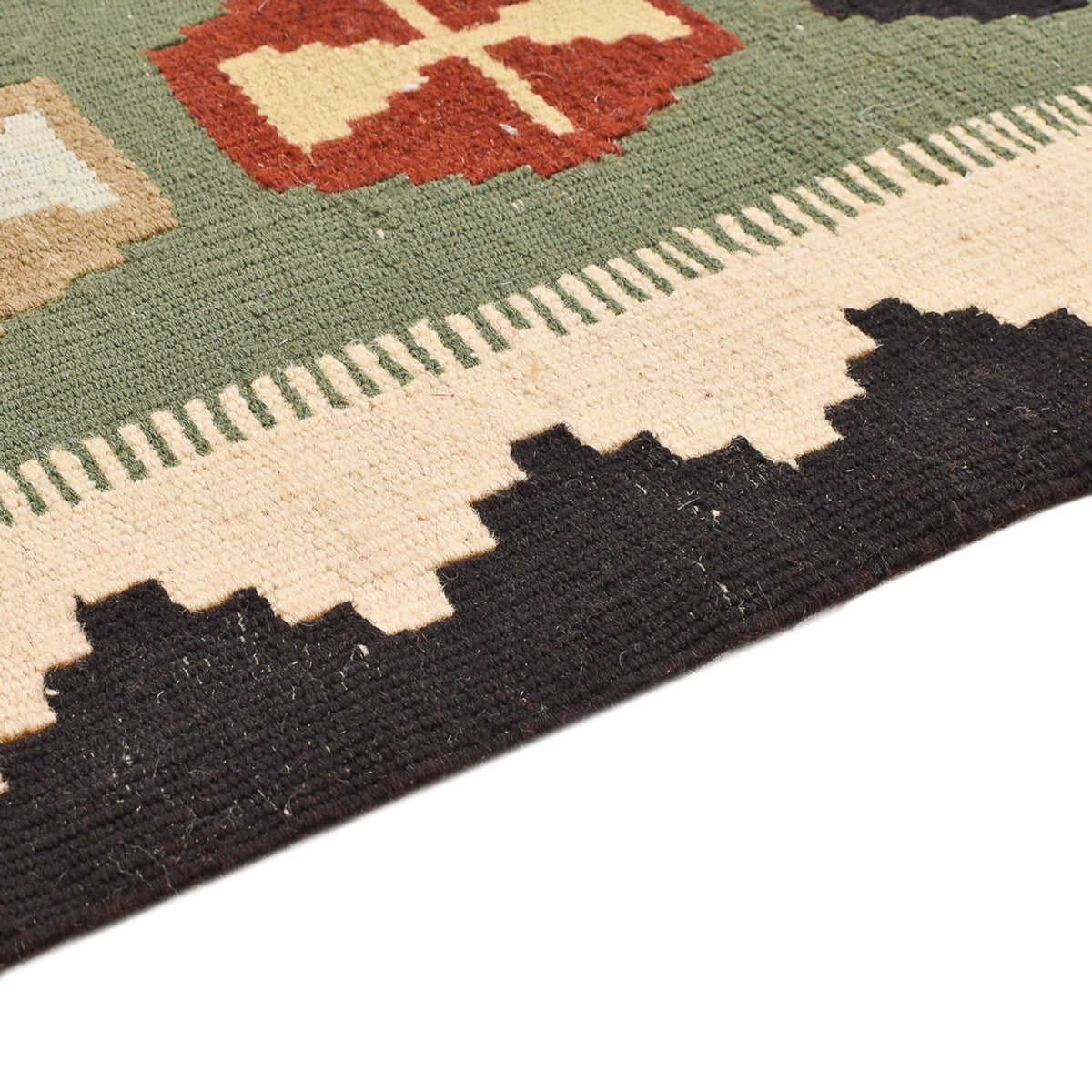 Kelim-tæppe - orientalsk - 146 x 110 cm - flerfarvet