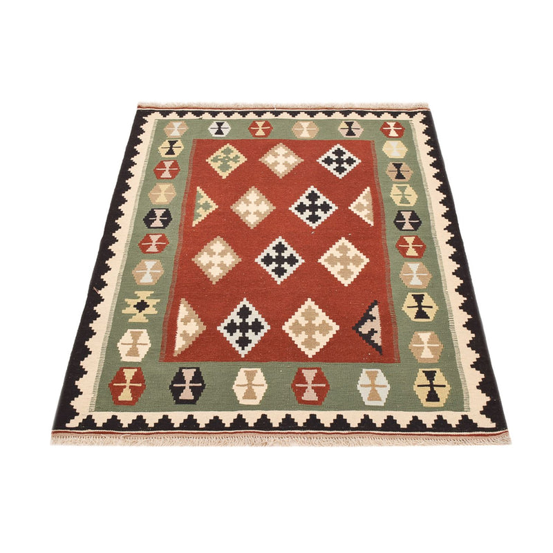 Kelim-tæppe - orientalsk - 146 x 110 cm - flerfarvet