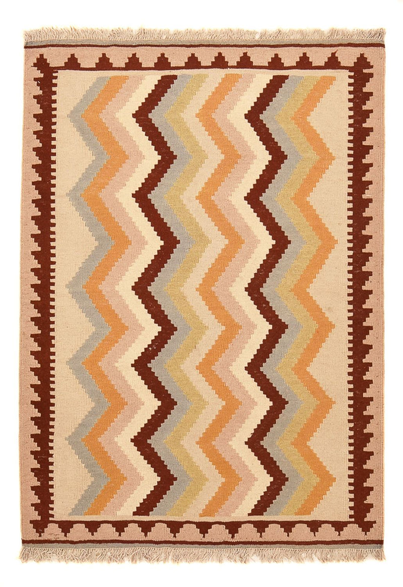 Kelim-tæppe - orientalsk - 150 x 110 cm - flerfarvet