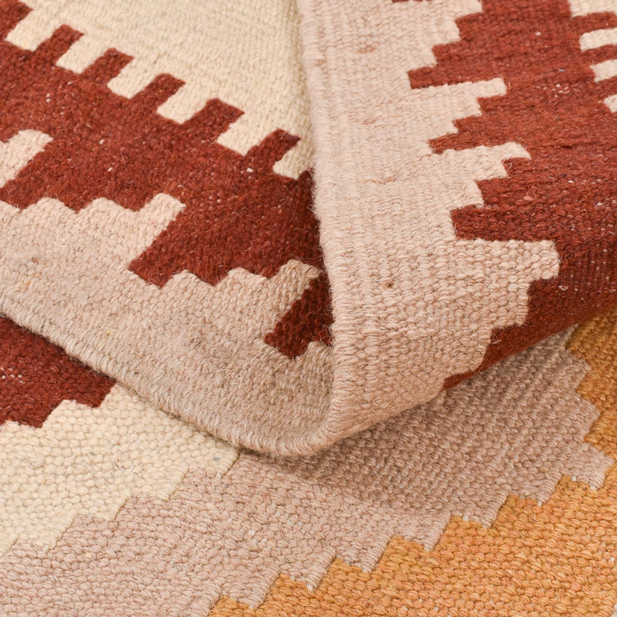 Kelim-tæppe - orientalsk - 150 x 110 cm - flerfarvet