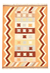 Kelim-tæppe - orientalsk - 147 x 106 cm - flerfarvet