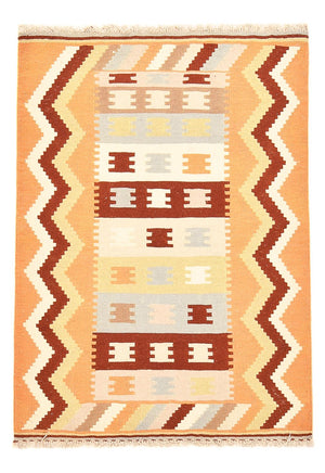Kelim-tæppe - orientalsk - 147 x 106 cm - flerfarvet
