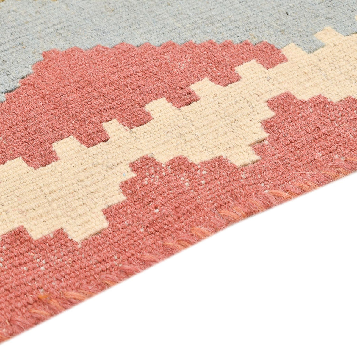 Kelim-tæppe - orientalsk - 145 x 94 cm - flerfarvet