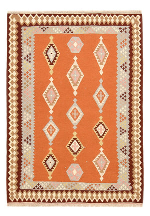 Kelim-tæppe - orientalsk - 146 x 106 cm - flerfarvet